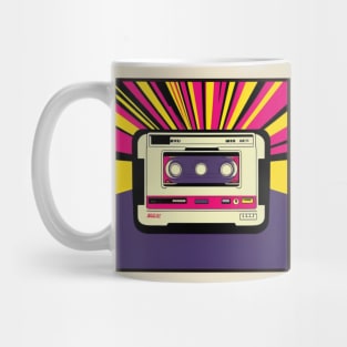 Vintage Retro Music 80s Audio Cassette Tape 084 Mug